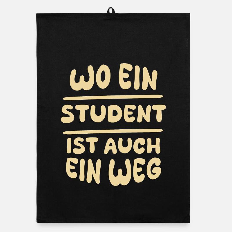 Student als Student Organic Geschirrtuch