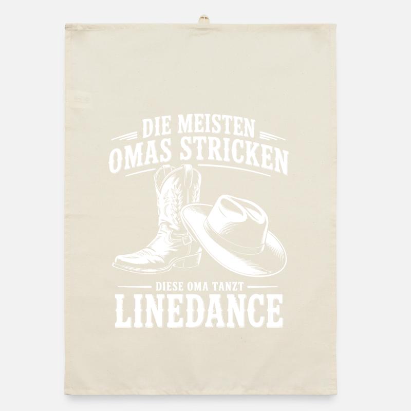 Grand-mère Dancing LineDance Torchon bio