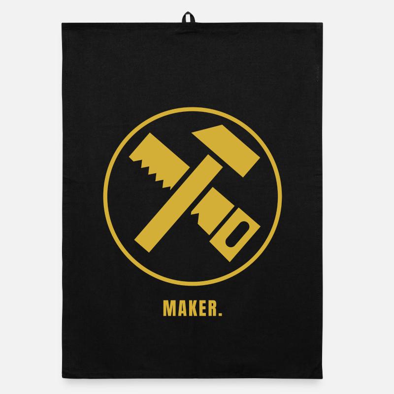MAKER. Édition Succès | Conception d’artisanat en or Torchon bio