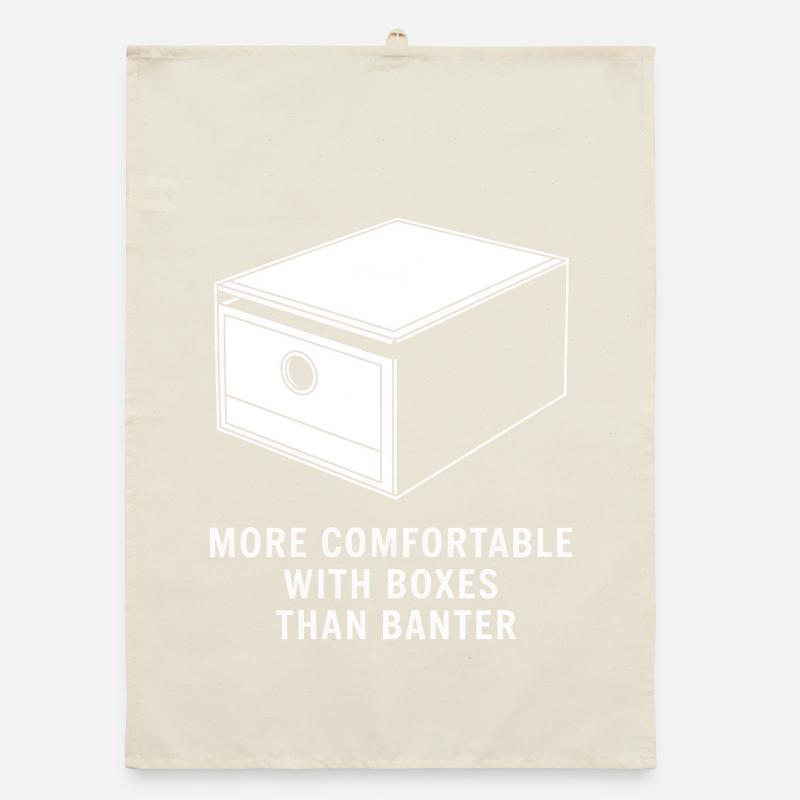 Boxed Comfort Over Banter Organic dish towel