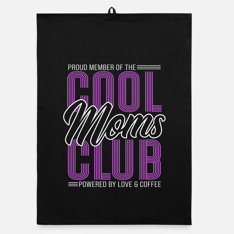 Cool Moms Club - Mama Geschenk Muttertag  Organic Geschirrtuch