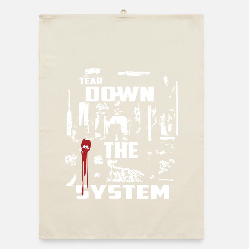 Destroy the system Organic dish towel