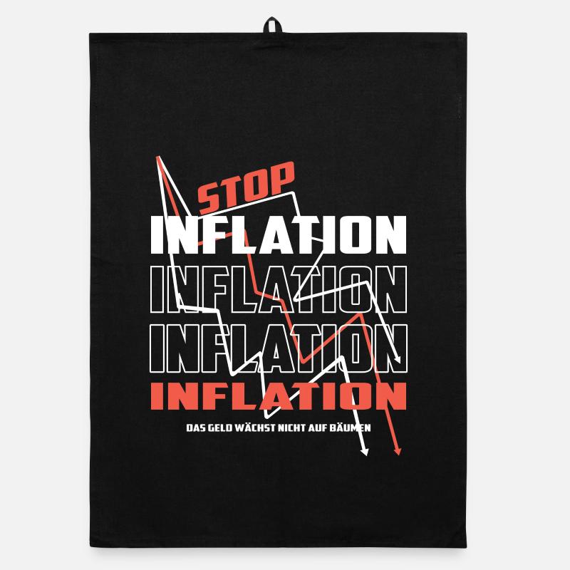 Stop Inflation Organic Geschirrtuch