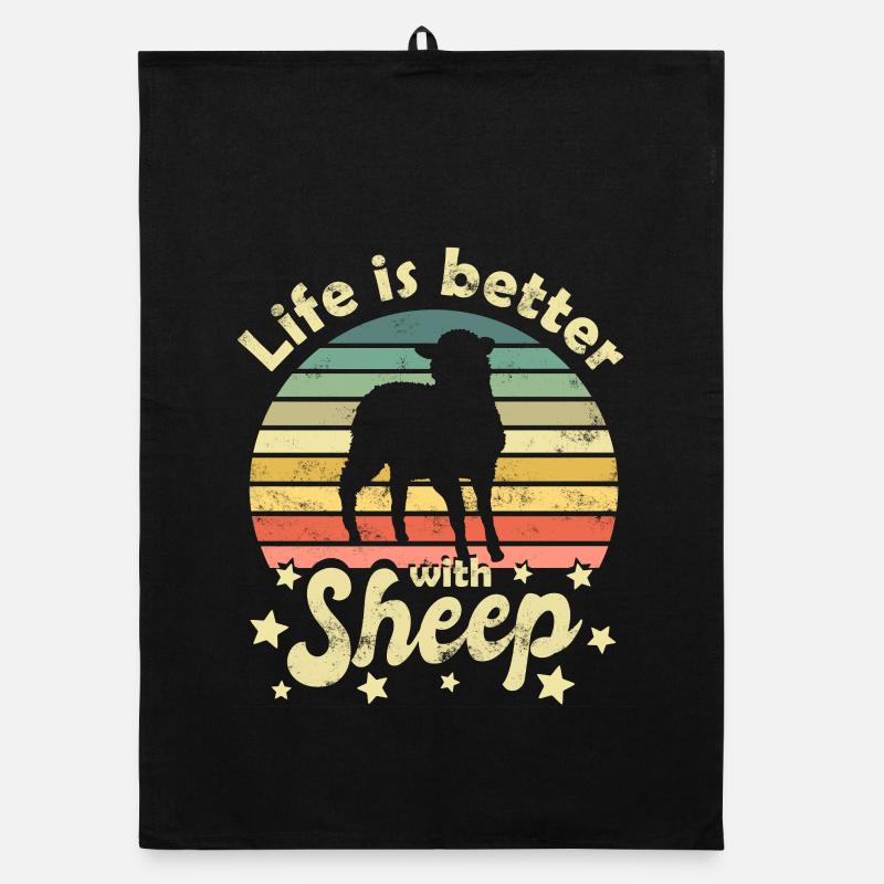 Sheep Sheep Organic dish towel