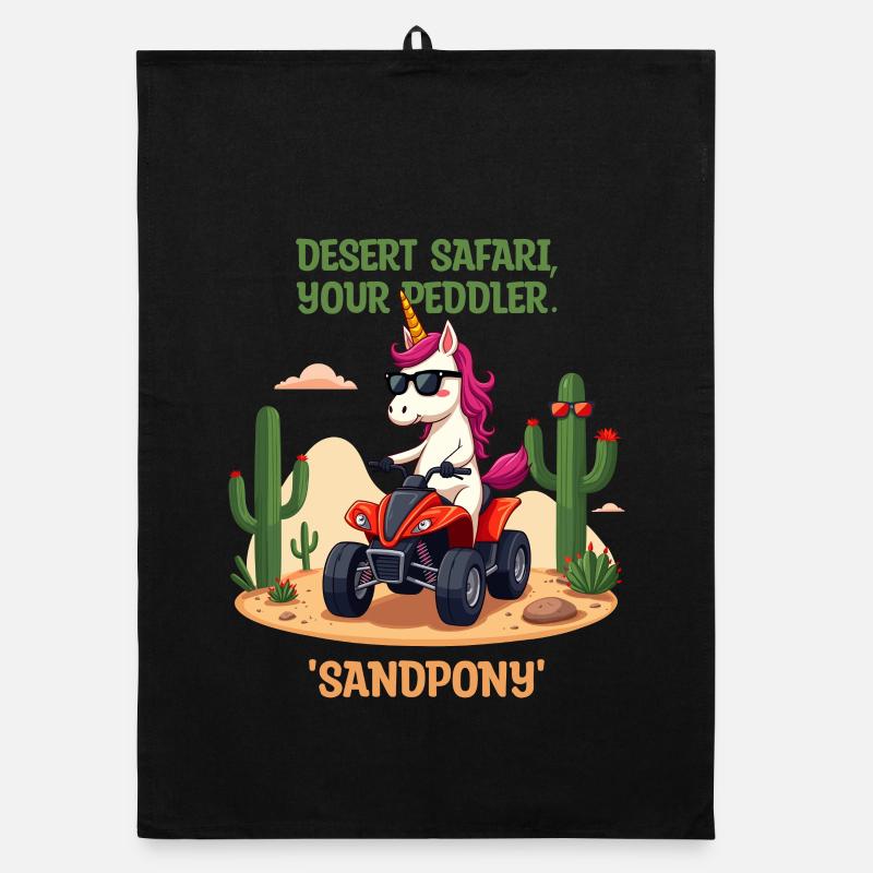 Wüsten-Einhorn Organic Geschirrtuch