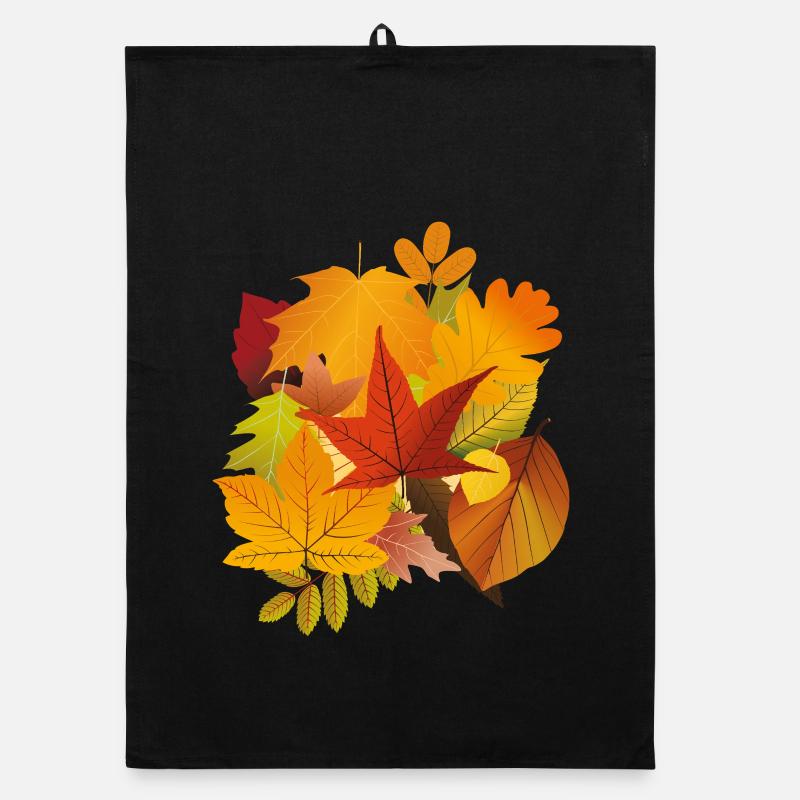 Herbstlaub Organic Geschirrtuch