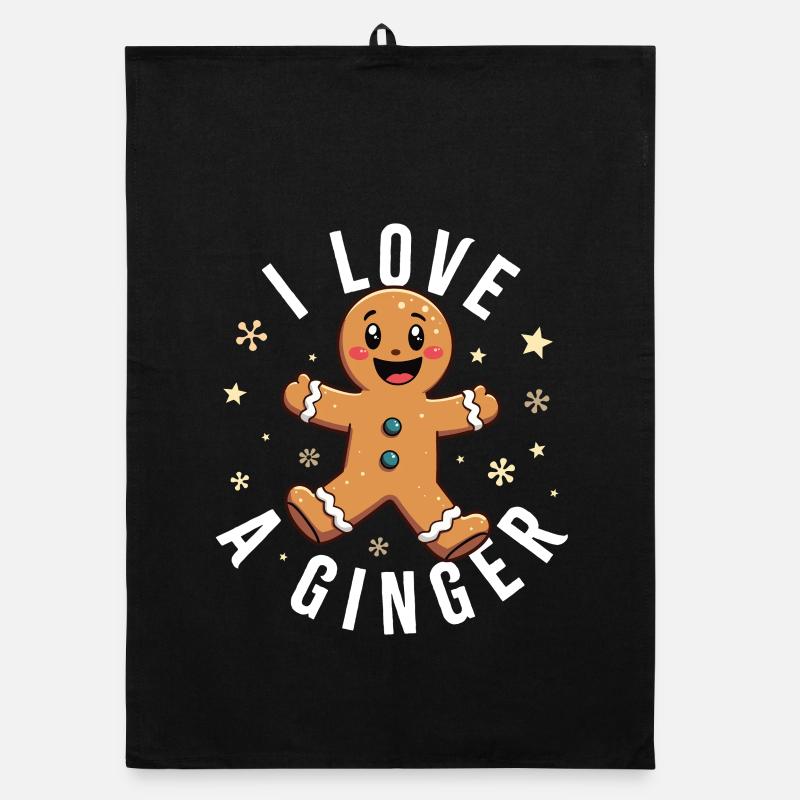 I love a ginger Organic dish towel