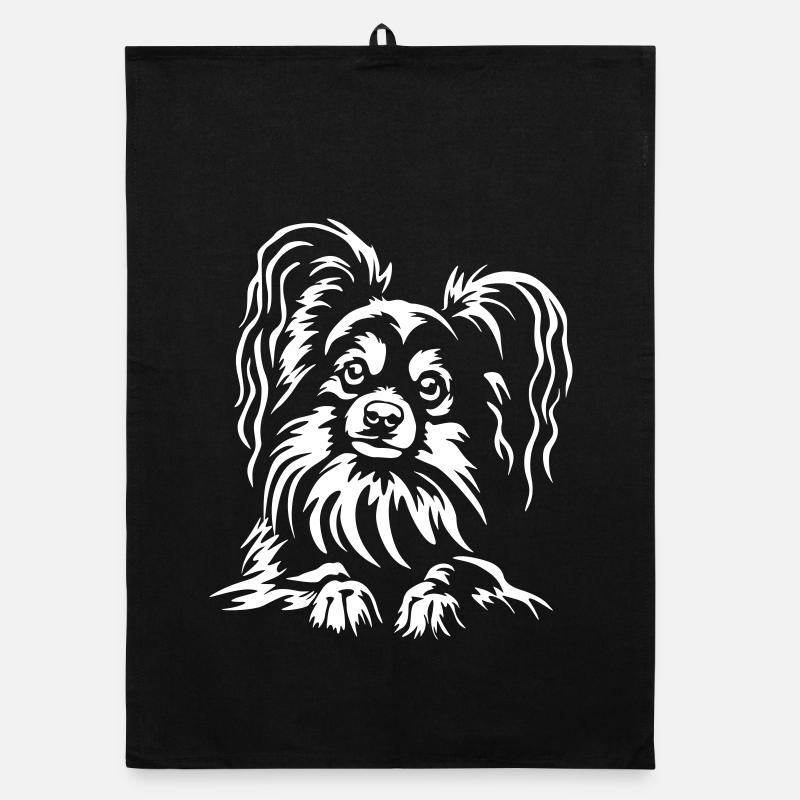 Papillon « Édition noire » Torchon bio