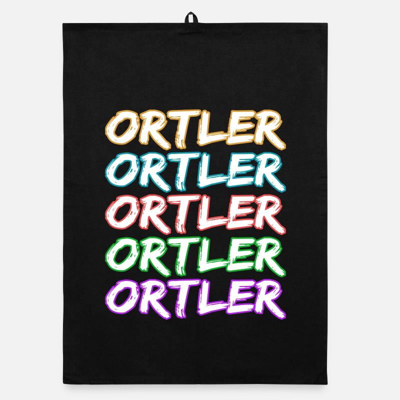 Couleurs néon Ortler Torchon bio