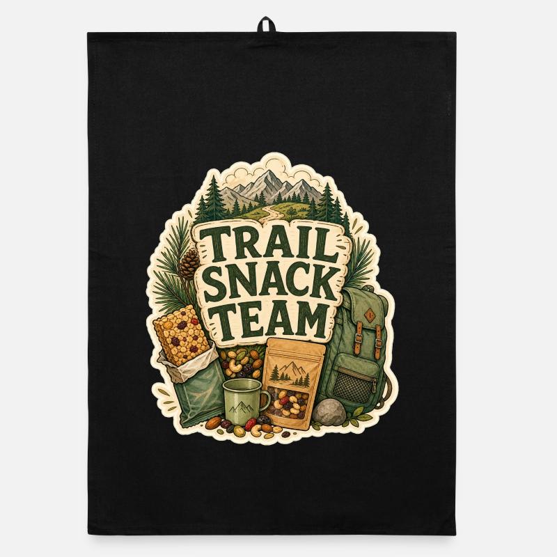 ÉQUIPE DE SNACKS DE RANDONNÉE Snacks Torchon bio