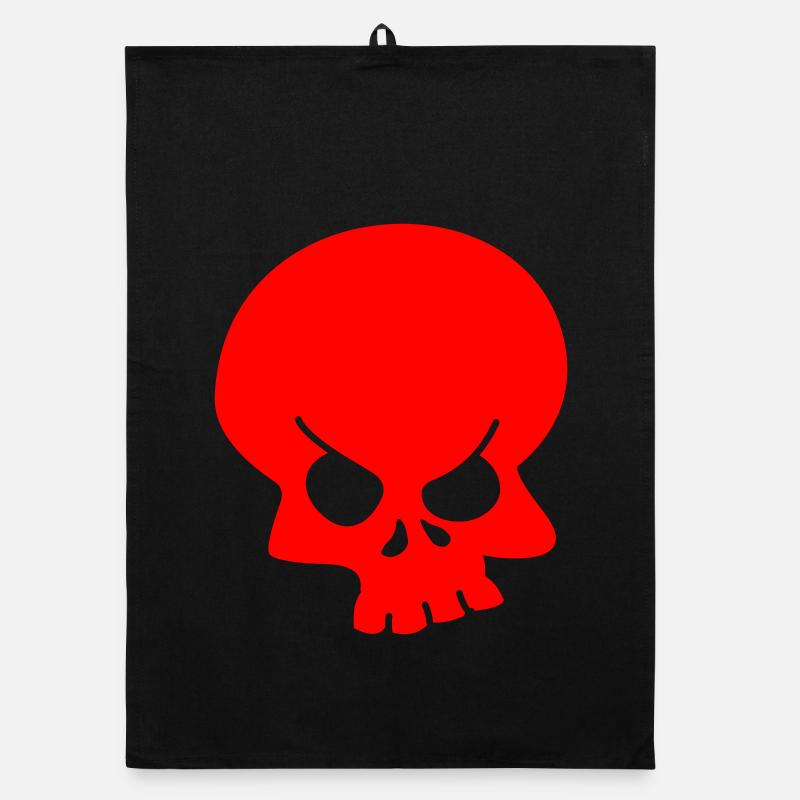 Skull Organic dish towel