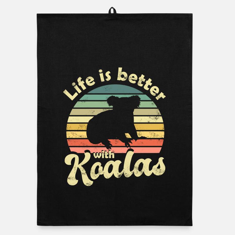Koala Koala Bear Organic dish towel
