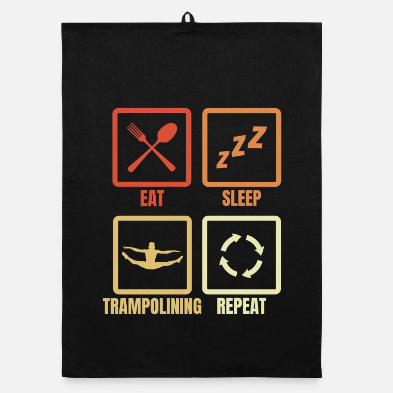 Manger Sommeil Trampoline Répéter Torchon bio