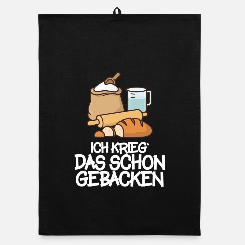 Ich krieg' das schon gebacken! Organic Geschirrtuch