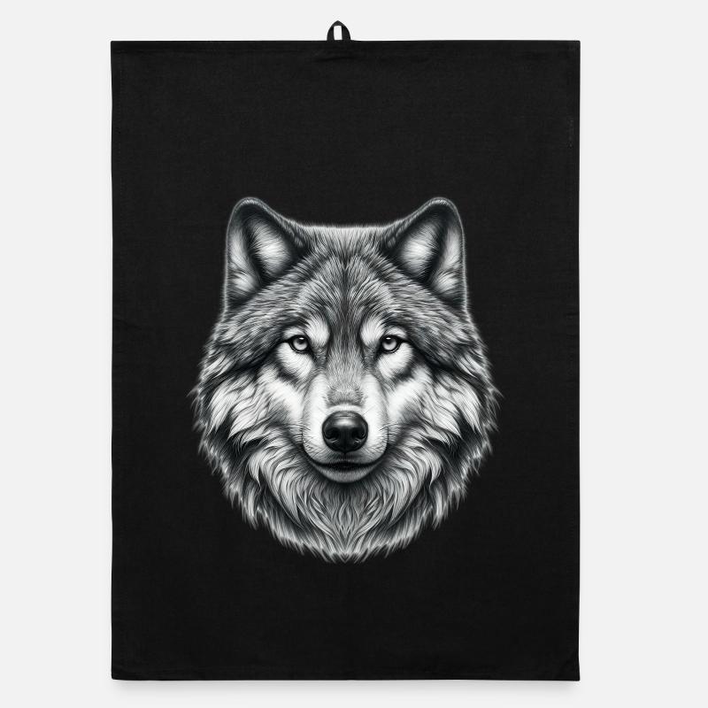 Wolf Organic Geschirrtuch