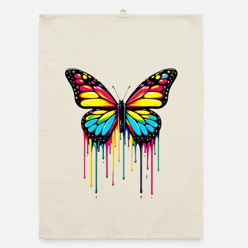 Butterfly Organic dish towel