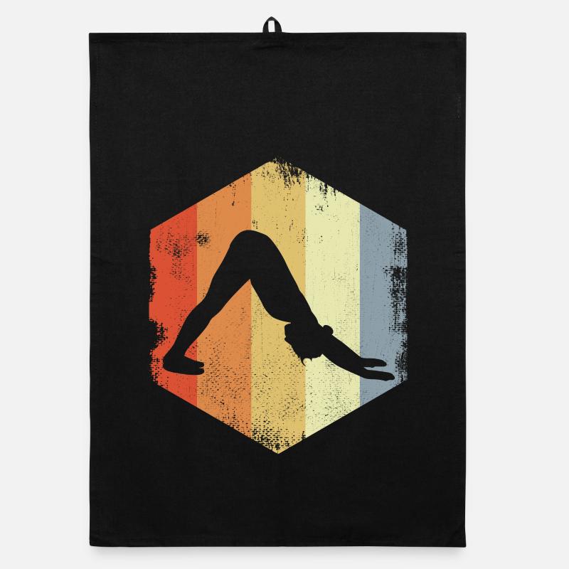 Yogini Drawing Organic dish towel