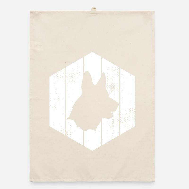 Deutscher Schäferhund Organic Geschirrtuch