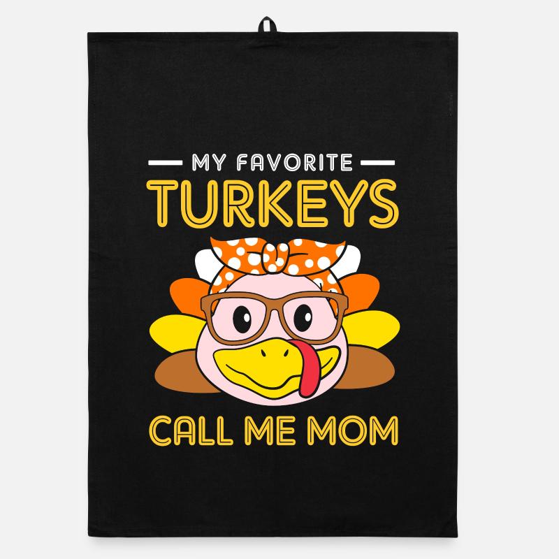 Thanksgiving Mama Mutter Oma Großmutter Organic Geschirrtuch