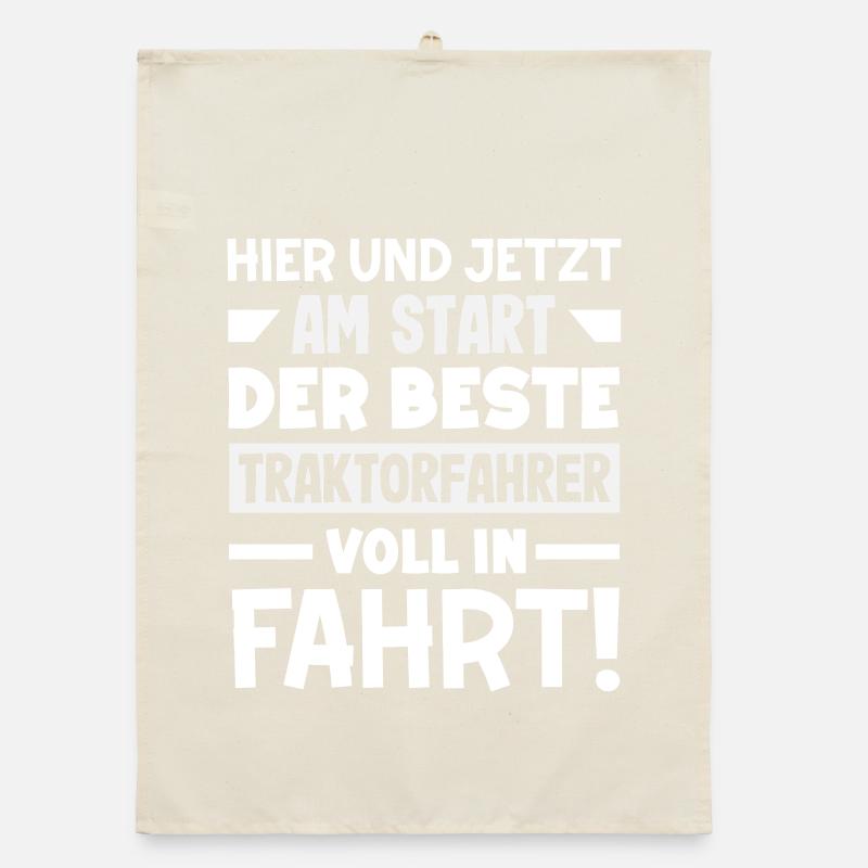 Der beste Traktorfahrer Organic Geschirrtuch