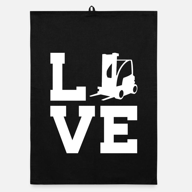 Love for Warehouse and Freight Forwarding – Forklift Driver Organic dish towel
