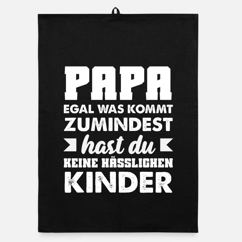 Funny Father's Day Gift Dad Beer Organic dish towel