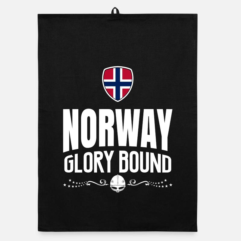 NORWEGEN-RUHM - Organic Geschirrtuch - Schwarz