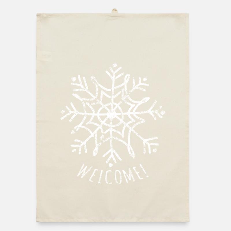 Snowflake Organic dish towel