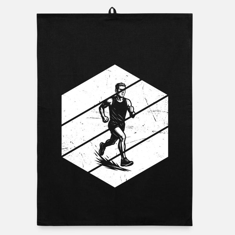 Purist Running Theme Organic dish towel