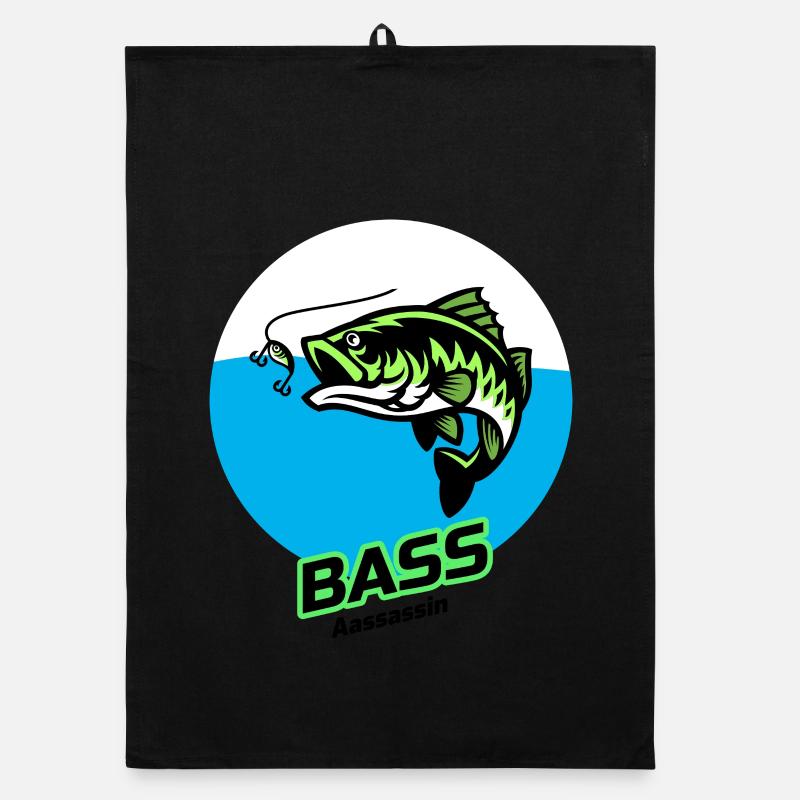 Bass Assissin - Torchon bio - noir