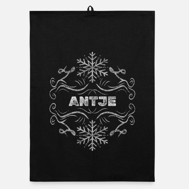 Maedchenname Antje Organic Geschirrtuch