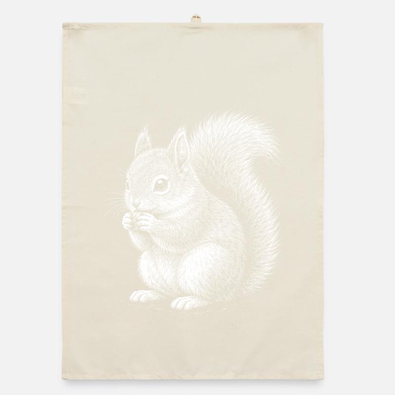 Eichhörnchen Organic Geschirrtuch