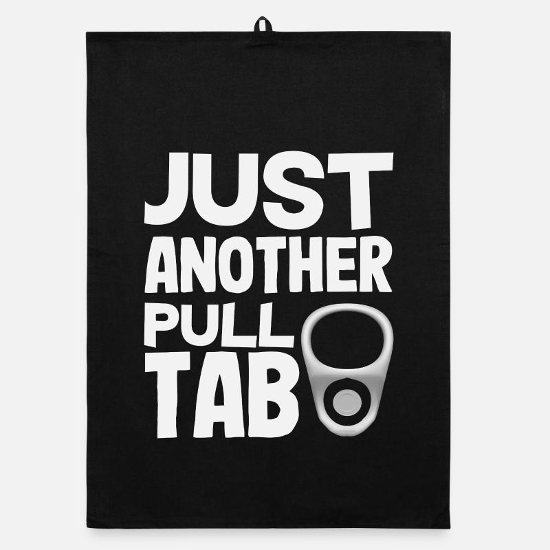 Just another can tab probing garbage Organic dish towel