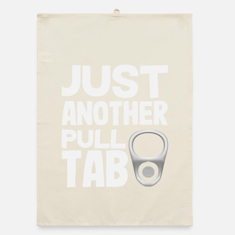 Just another can tab probing garbage Organic dish towel