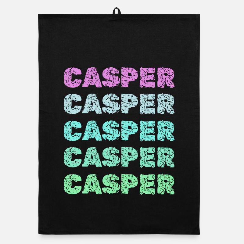 Casper als Name Organic Geschirrtuch
