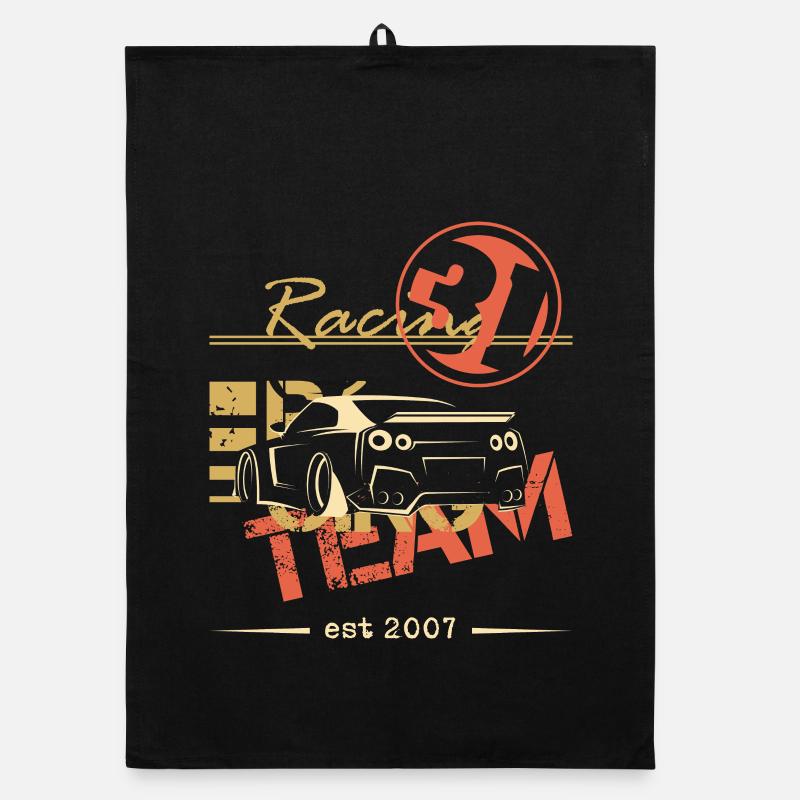 team racing gtr auto geschenkidee Organic Geschirrtuch