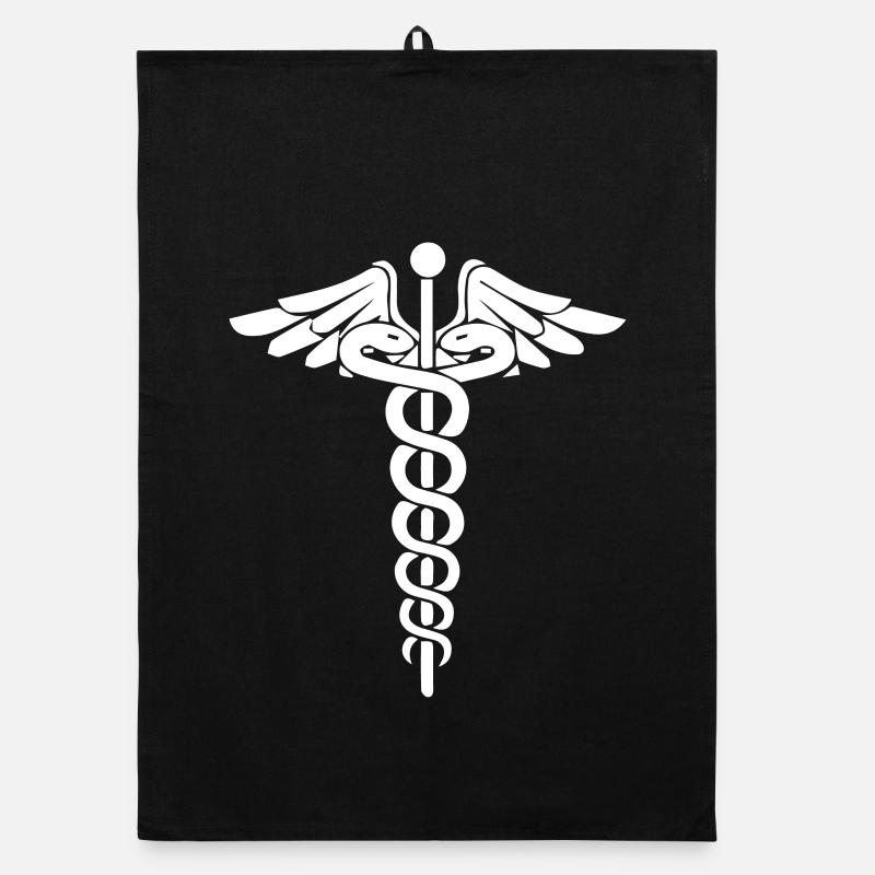 Asclepius staff Asclepius Organic dish towel