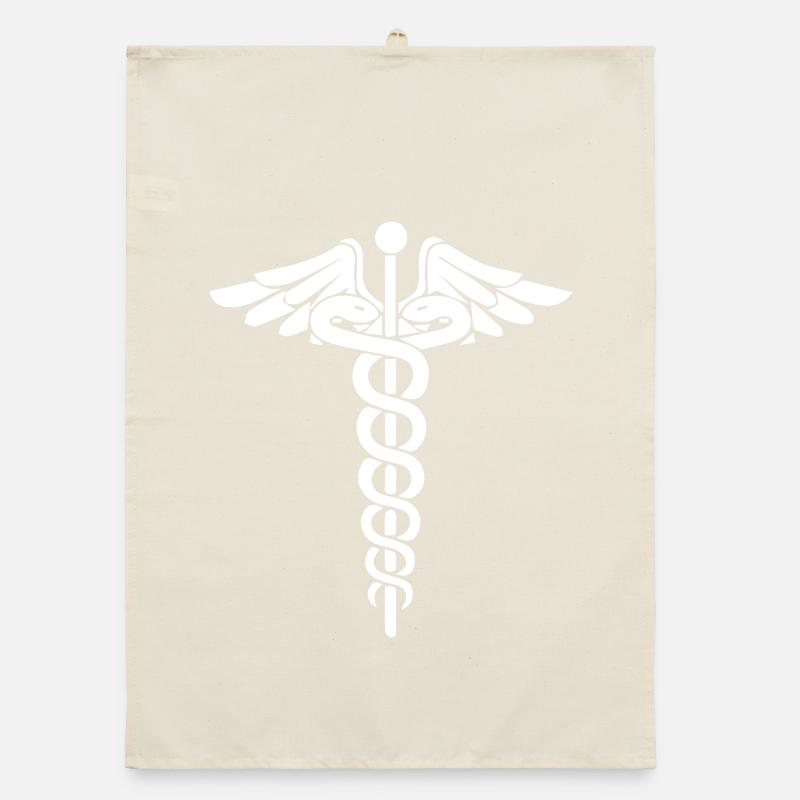 Asclepius staff Asclepius Organic dish towel
