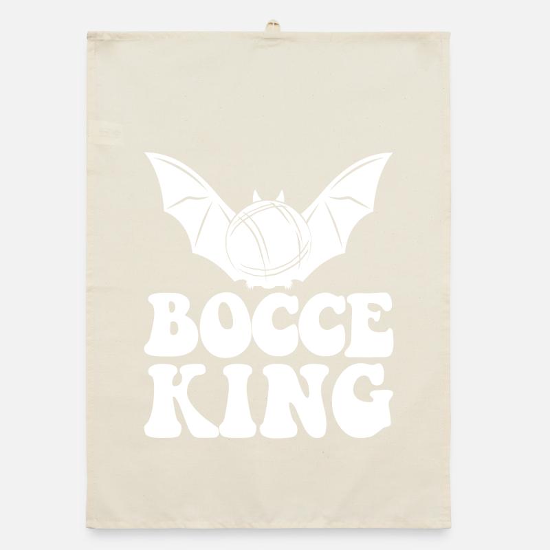 Bocce King Boules Bal Halloween Costume Boule Bocce Torchon bio