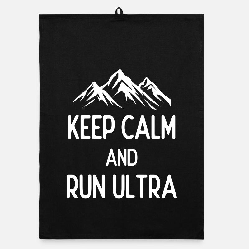 Keep Calm and Run Ultra Organic dish towel