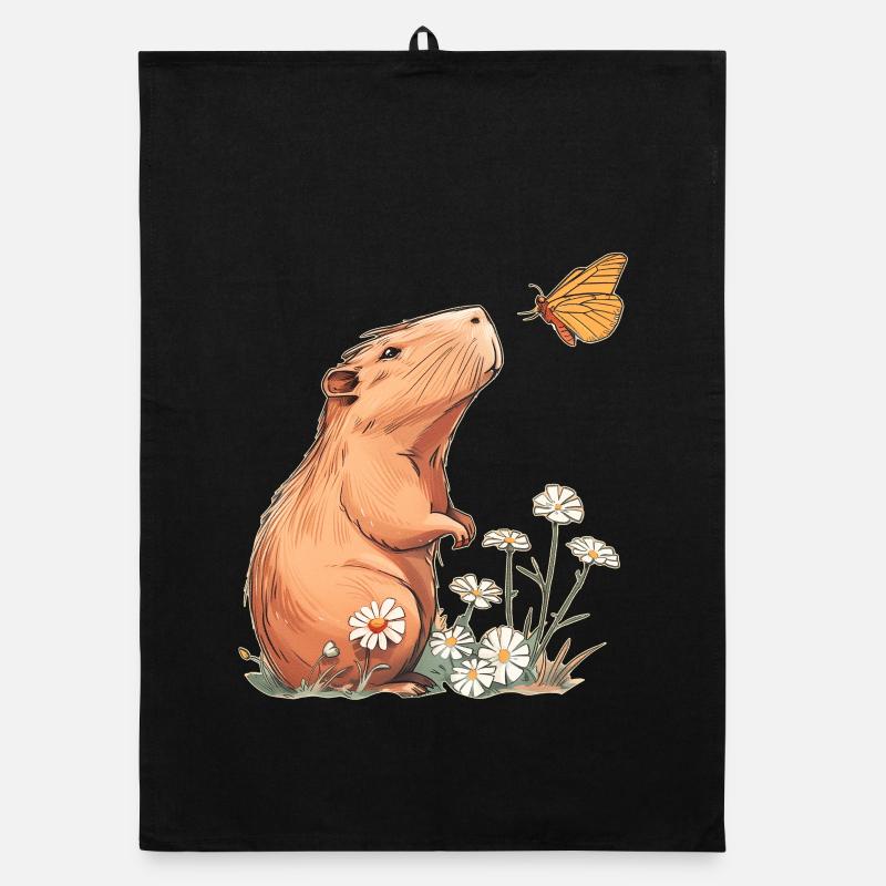 Papillon Capybara Torchon bio