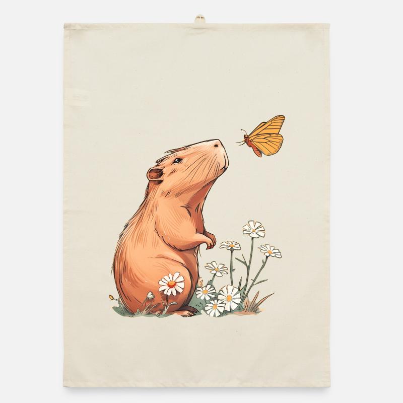 Papillon Capybara Torchon bio