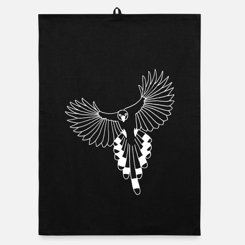 L'envol de l'oiseau blanc Torchon bio
