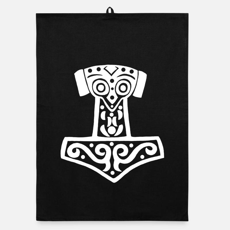 Marteau de Thor (blanc) Torchon bio