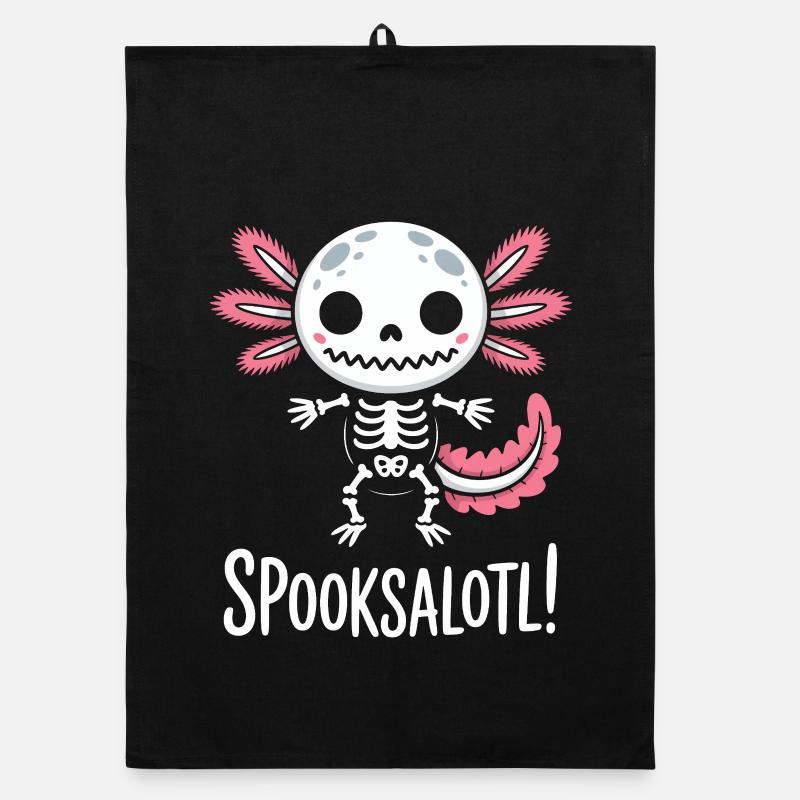 Spooksalot Lapin Squelette Torchon bio