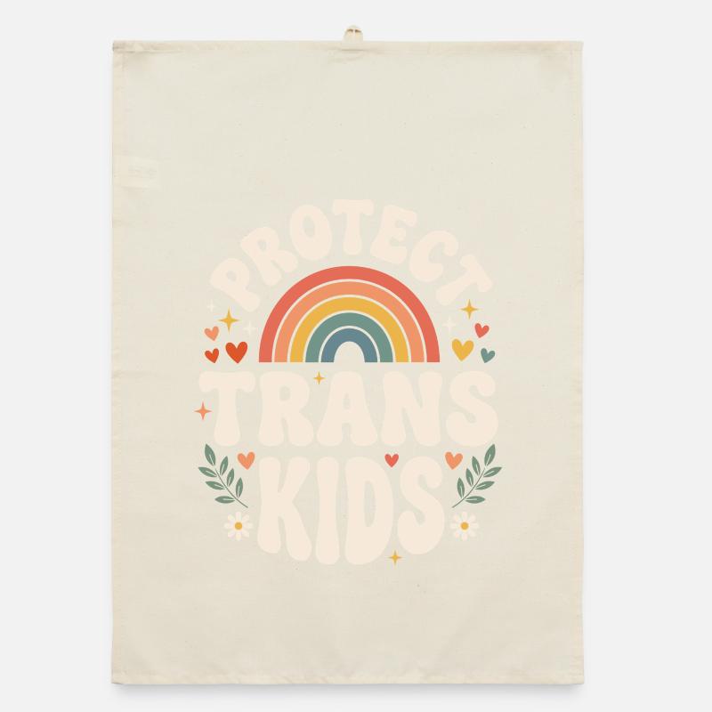 LGBTQ Pride – Schütze trans Kinder Organic Geschirrtuch
