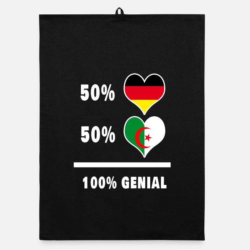 Germany and Algeria Awesome / Gift Organic dish towel