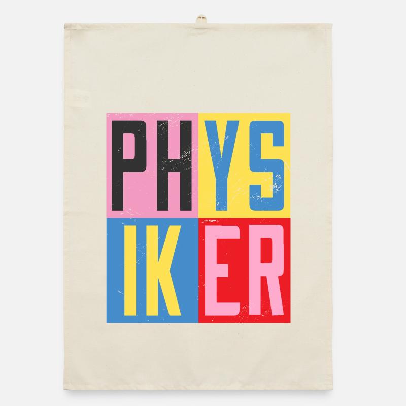 Physiker Design Organic Geschirrtuch