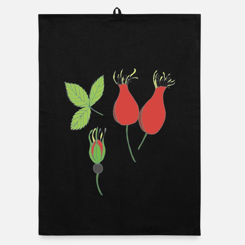 rose hip Organic dish towel