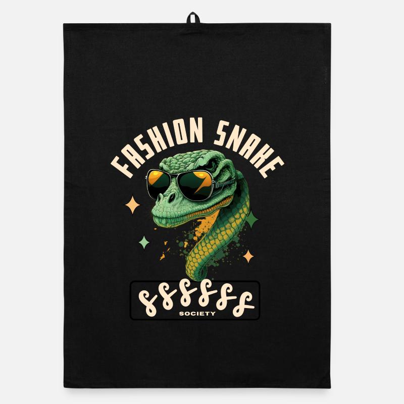 Crocodile Chic Sonnenbrillen Organic Geschirrtuch